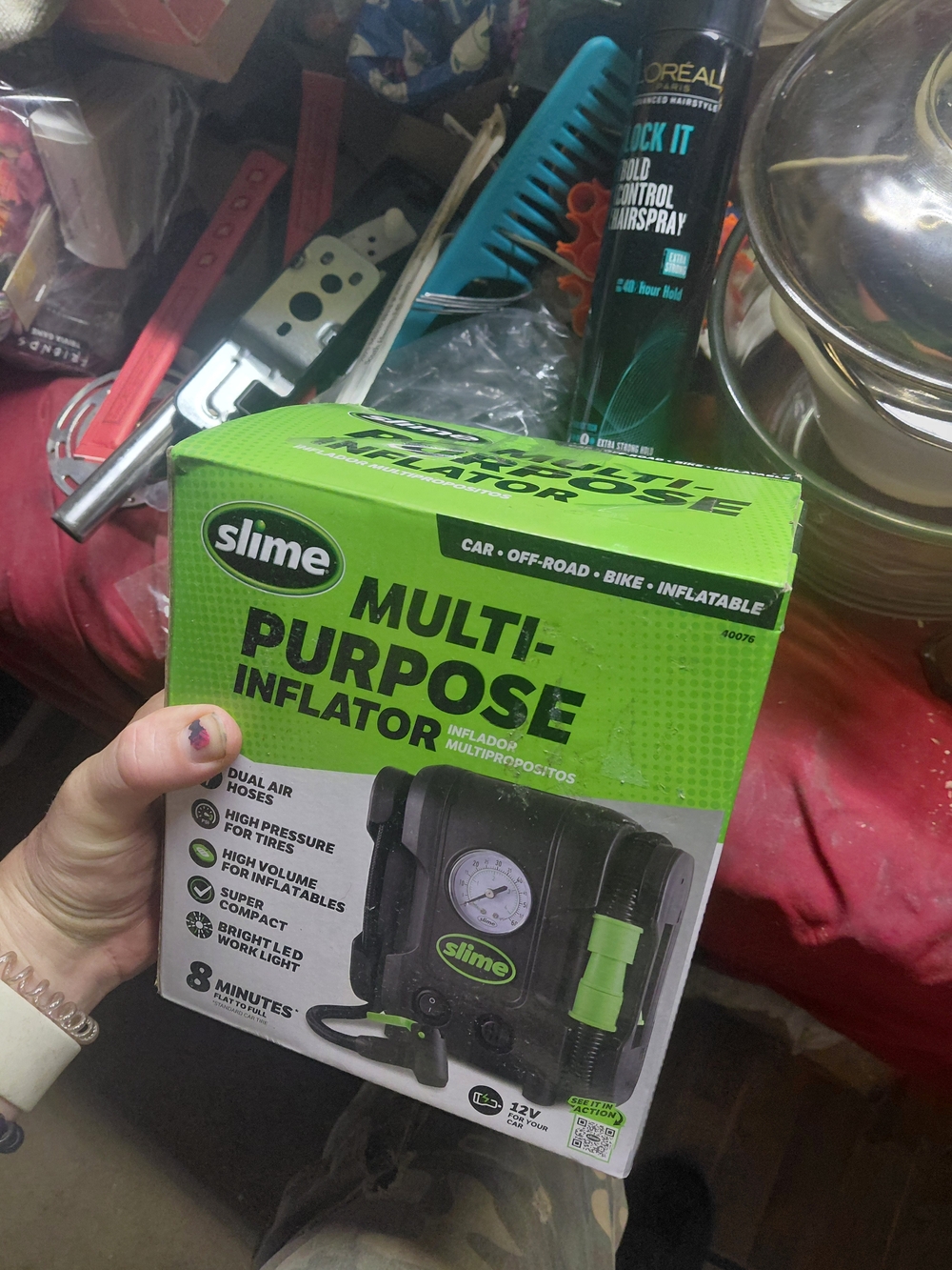 a Slime Multi-Purpose Inflator (Model 40034). - Picture 2 of 12